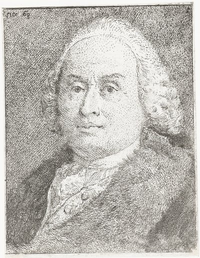 Portrait of Giovanni Battista Tiepolo by Giovanni Domenico Tiepolo