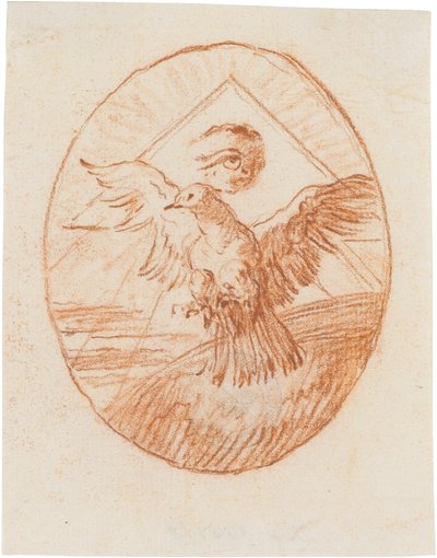 Dove and Eye of God, Symbol of the Holy Spirit by Giovanni Domenico Tiepolo