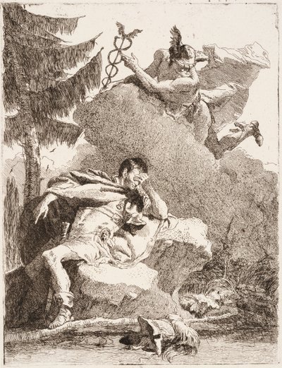 The Dream of Aeneas by Giovanni Domenico Tiepolo