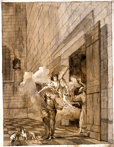 The Liberation of Saint Peter and Saint John from Prison by Giovanni Domenico Tiepolo