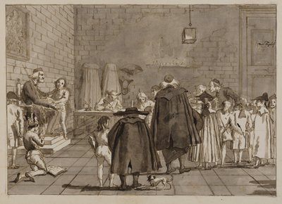 The School by Giovanni Domenico Tiepolo