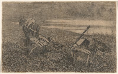 Little Donkeys at Rest by Giovanni Fattori