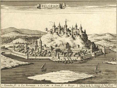 Belgrade Fortress by Giovanni Giacomo De Rossi