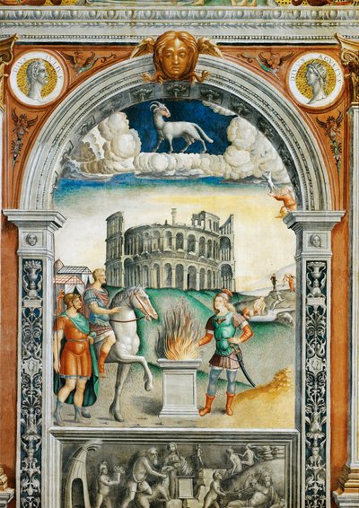 Murals in the Hall of the Zodiac, Palazzo d