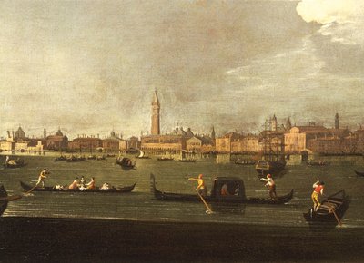 Italy, Venice, The Basin of San Marco by Giovanni Richter