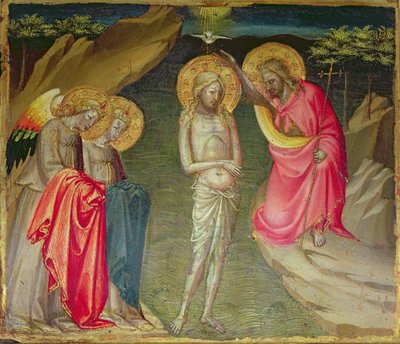 The Baptism of Christ by Giovanni dal (attr. to) Ponte