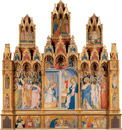 Annunciation Polyptych of the Annunciation by Giovanni del Biondo