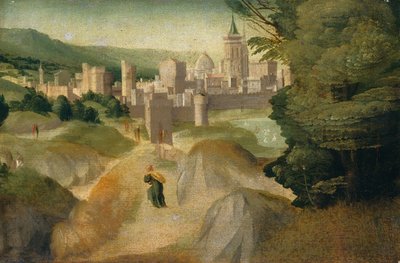 Scenes from a Legend, probably c. 1515-1520 by Giovanni di Lorenzo Larciani