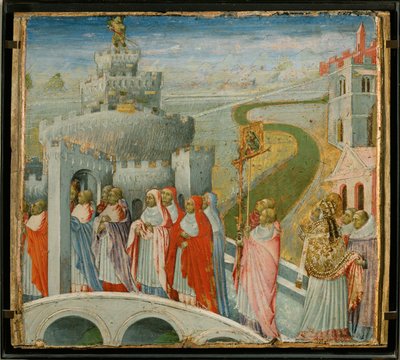 The Saint Gregory Procession at the Castel Sant