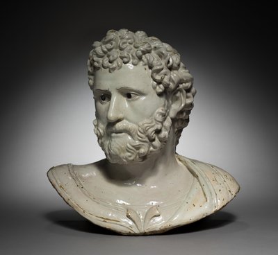Bust of a Classical Hero or Emperor by Girolamo della Robbia