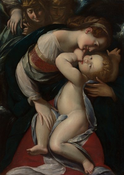 Virgin and Child with Angels by Giulio Cesare Procaccini