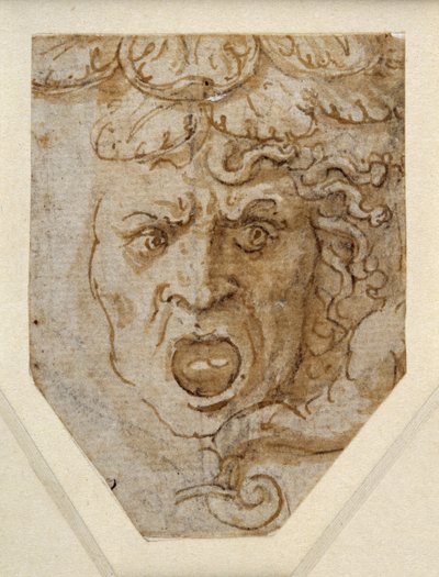 Head of Medusa by Giulio Romano