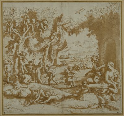 Venus with the Erotes of Philostratus by Giulio Romano