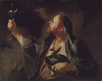 A Man with a Lamp and a Whip The Prophet Sophonias by Giuseppe Antonio Petrini