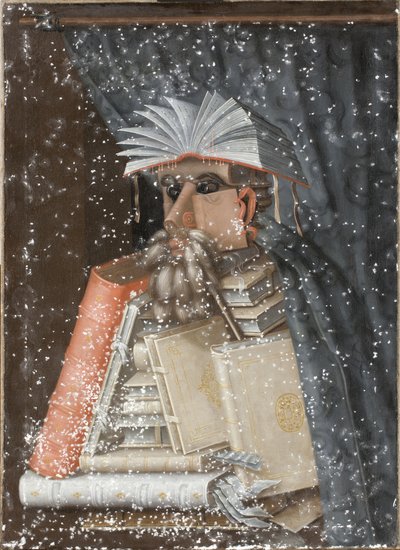 The Librarian by Giuseppe Arcimboldo