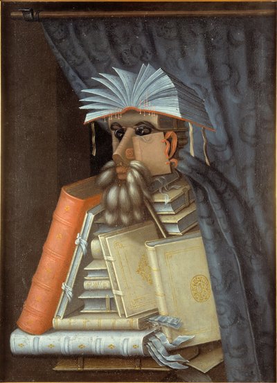 Portrait of a librarian, c.1566 by Giuseppe Arcimboldo
