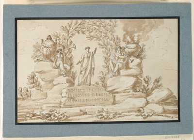 Sepulchral Monument for Improvisor Rochetti by Giuseppe Barberi