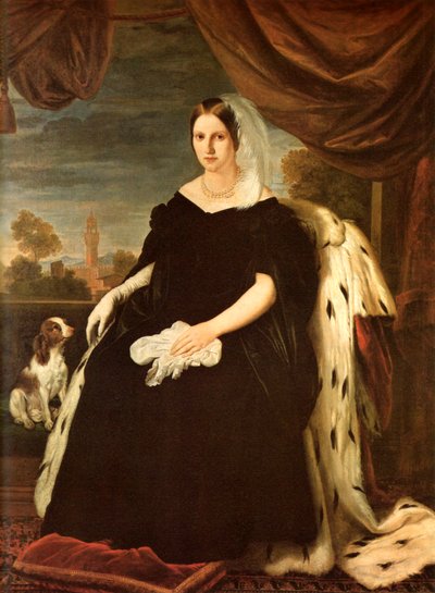 Portrait of Maria Antonietta of Tuscany by Giuseppe Bezzuoli