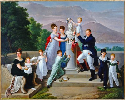 Francis I and His Family by Giuseppe Cammarano