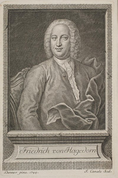 Friedrich von Hagedorn by Giuseppe Canale