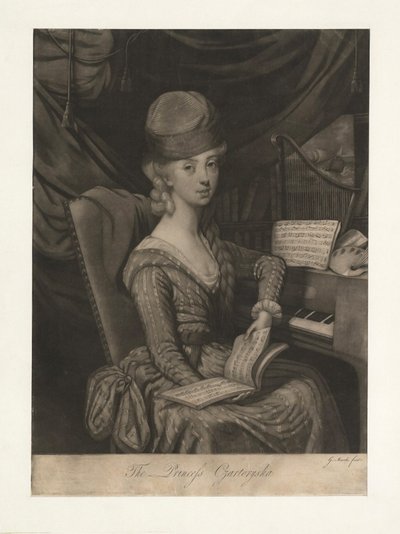 Portrait of Princess Izabela Czartoryska née Countess Fleming by Giuseppe Filippo Liberati Marchi