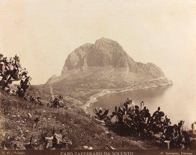 View of Capo Zafferano from Solunto, Palermo by Giuseppe Incorpora
