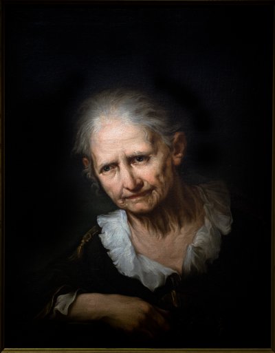 Old Woman in Prayer by Giuseppe Nogari