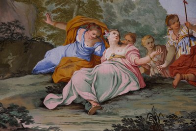 Representations of myth of Diana, by Domenico and Giuseppe Valeriani, fresco by Giuseppe and Valeriani Domenico Valeriani