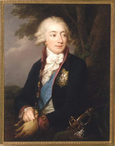 Count Antoni Jozef Lanckoronski by Giuseppe or Josef Grassi