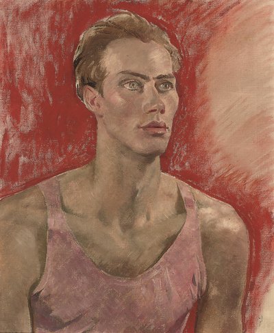 Portrait of a young man by Glyn Warren Philpot