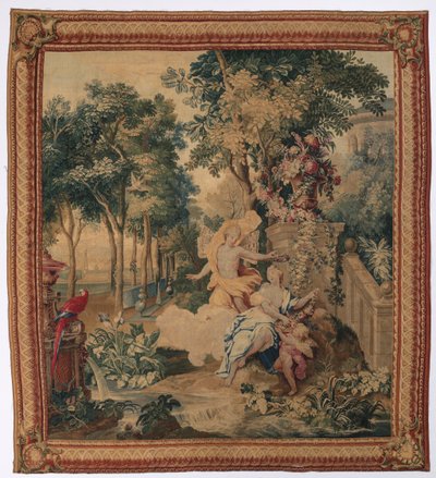 Flora and Zephyrus from Set of Ovid