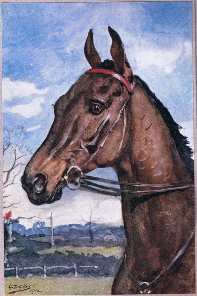 How We Beat the Favourite, from Poems of Adam Lindsay Gordon Published by T. N. Foulis, 1912 by Godfrey Douglas Giles