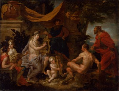 The Contest Between Apollo and Pan by Godfried Maes