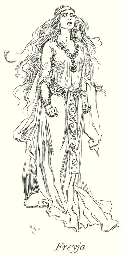 Freyja by Gordon Frederick (after) Browne
