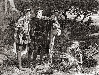 A scene from William Shakespeare