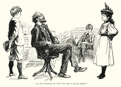 Illustration for The Story of the Treasure Seekers by E Nesbit by Gordon Frederick Browne