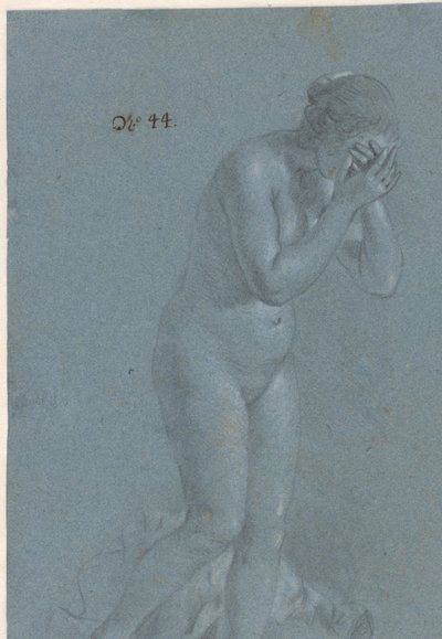 Standing Woman with Her Eyes Covered by Govert Flinck (attributed to)
