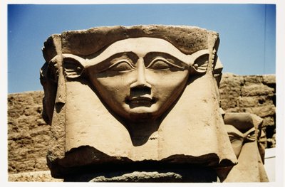 Head of Hathor from a Column, c.125 BC-AD 60 by Greco Roman