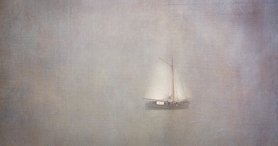 Sailboat In The Mist by Greetje van Son