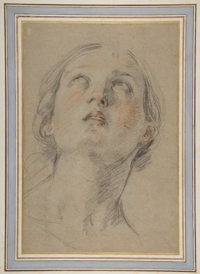 The Head of a Woman Looking Up (Judith) by Guido Reni