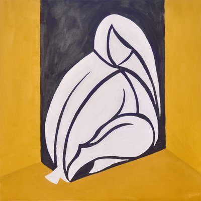 Study for Figure Behind The Wall, 2015 by Guilherme Pontes