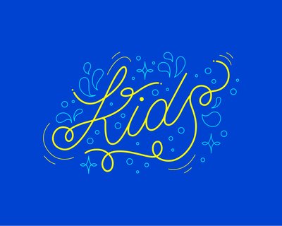 Kids Playful Lettering, 2025 by Guillaume Laserson