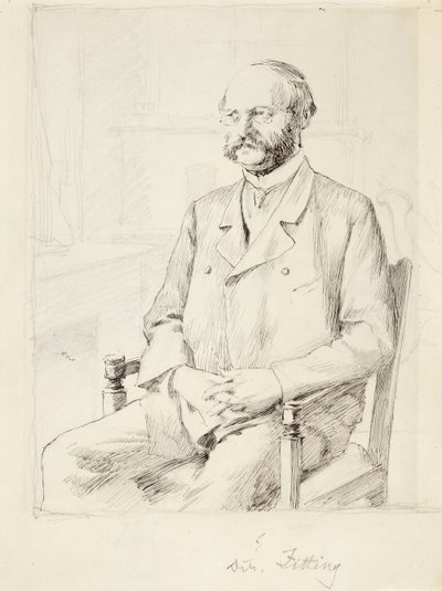 Director C.A. Zitting, Portrait Study by Gunnar Berndtson