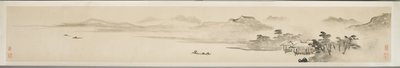Landscape with Fisherman and Poem by Guo Xu Guo Xu