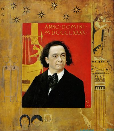 Portrait of Joseph Pembaur, the Pianist and Composer by Gustav Klimt