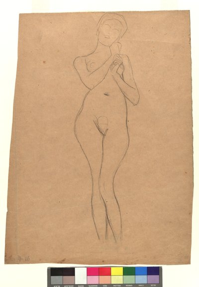 Standing Female Nude by Gustav Klimt