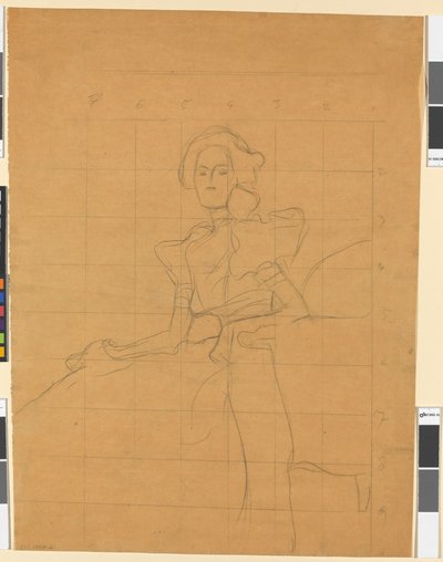 Study for the Portrait of Sonja Knips by Gustav Klimt