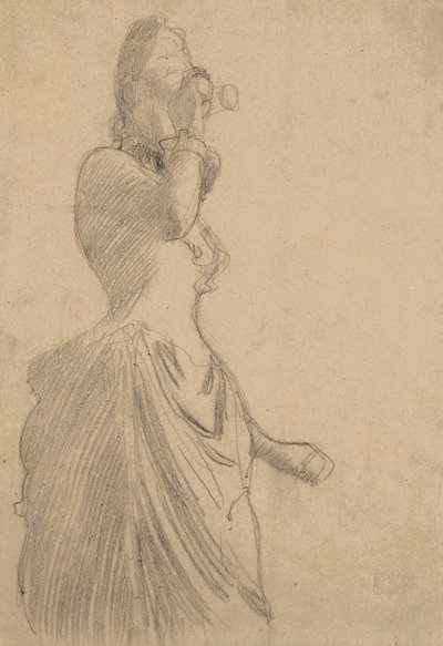 Woman with Binoculars, c.1888 by Gustav Klimt