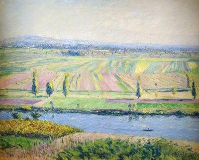 The Plain of Gennevilliers from the Hills of Argenteuil by Gustave Caillebotte