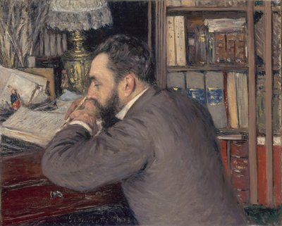 Henri Cordier by Gustave Caillebotte